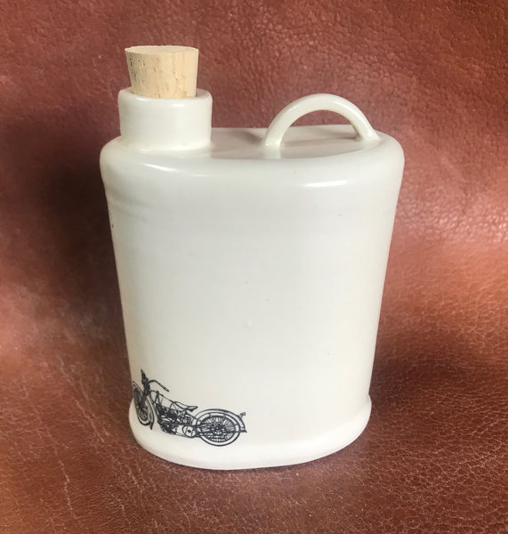 Handthrown Ceramic Flask/Canteen (Harley2)