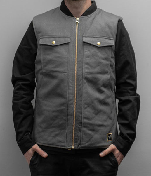 Treadwell Legendary Grey Canvas Vest