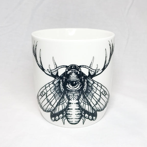 Lovely Savage White Moth Mug