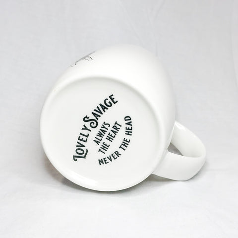 Lovely Savage White Wolf Mug