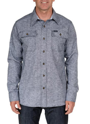 Crawford Indigo Oxford Long Sleeve