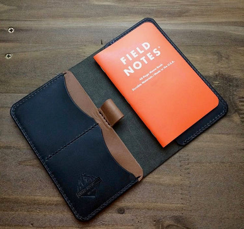Mtn. Face Leather Notes Wallet Black