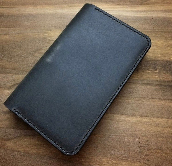 Mtn. Face Leather Notes Wallet Black