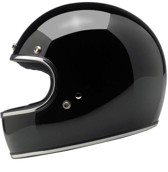Biltwell Gringo DOT Helmet: Gloss Black