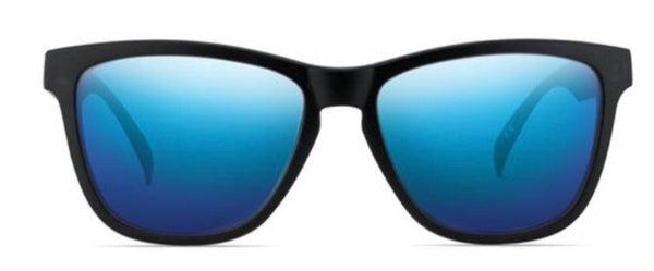 Nectar Sunglasses: Crux Black/Blue Polarized