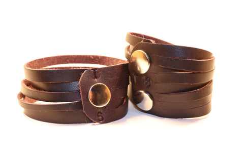 Thick Skin Leather Cuffs