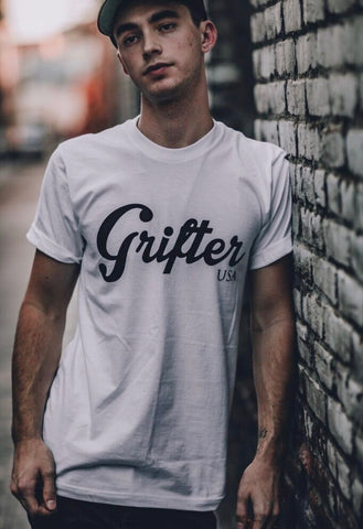 Logo Tee: White