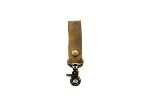 Thick Skin Leather Heavy Duty Snap Key Fob