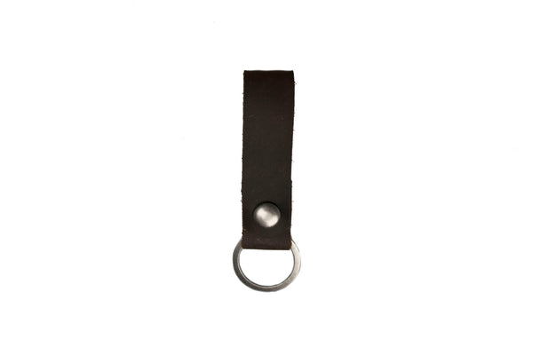 Thick Skin Leather Snap Key Fob