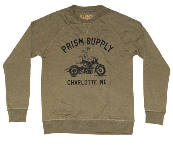 FL Rider Crewneck-Olive