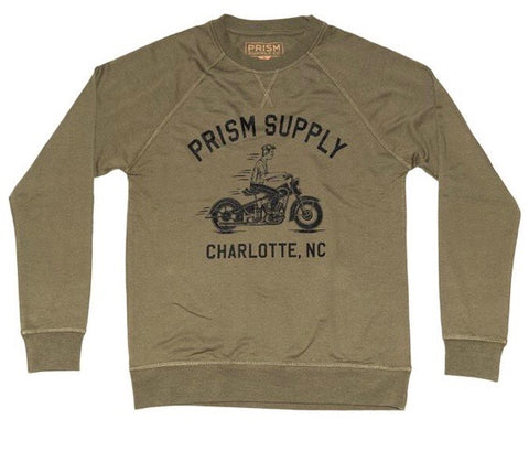FL Rider Crewneck-Olive