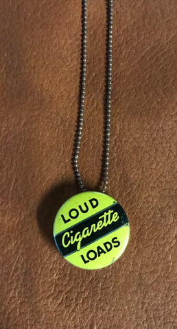 Rust Belt Americana Loud Load Cigarette Necklace (It Opens)