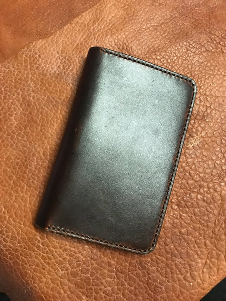 Mtn. Face Leather Field Notes Wallet Brown