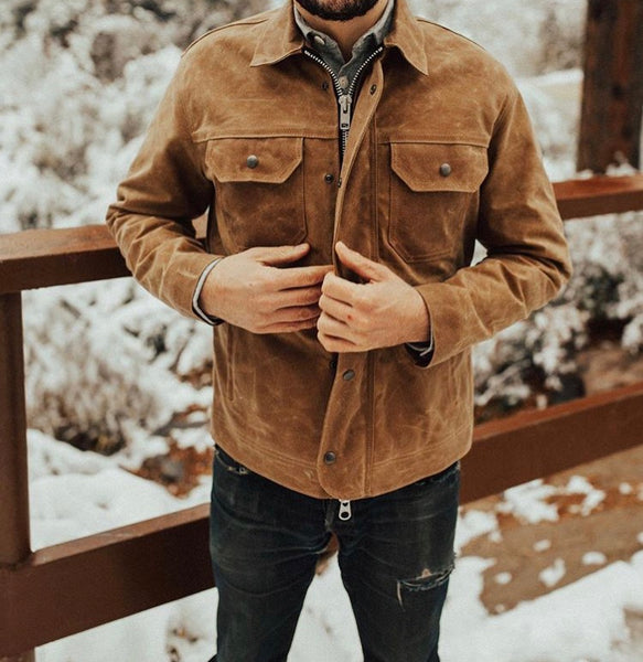 THE 30-40: HEAVY WAXED COTTON JACKET