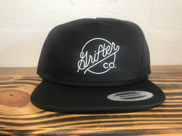Old Timer Rope Hat: Black