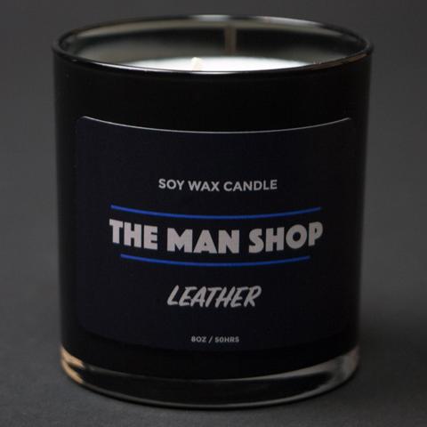 Leather Soy Wax Candle