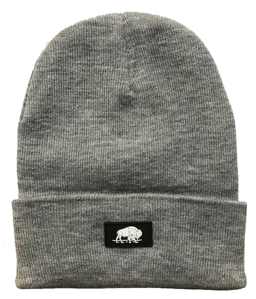 Bison Beanie: Grey