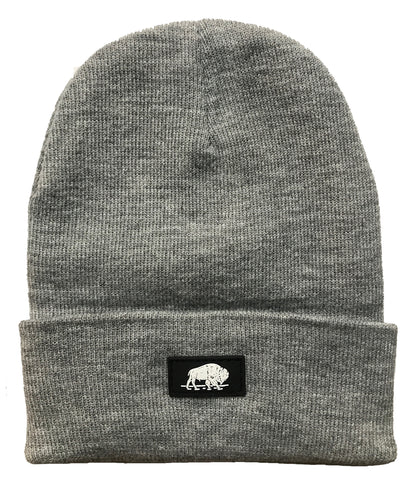 Bison Beanie: Grey
