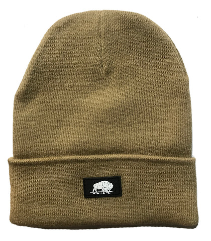 Bison Beanie: Sand